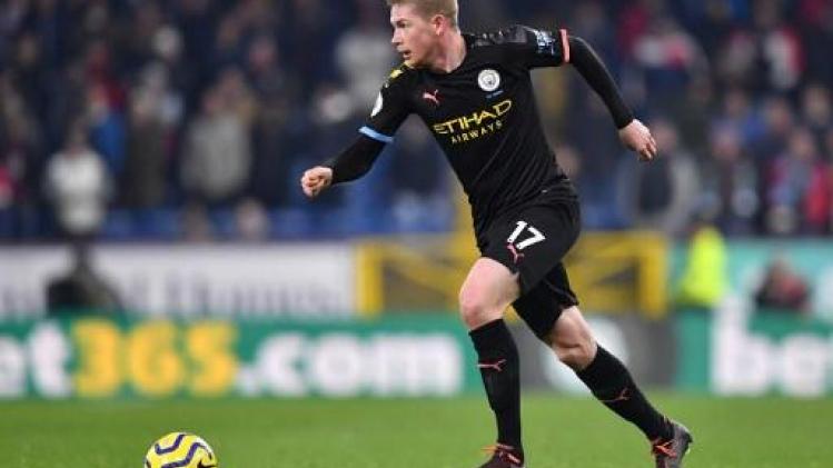 Belgen in het buitenland - De Bruyne wint met Manchester City vlot op Burnley