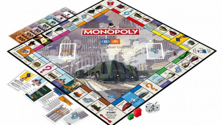 Monopoly krijgt Belgische trein-editie