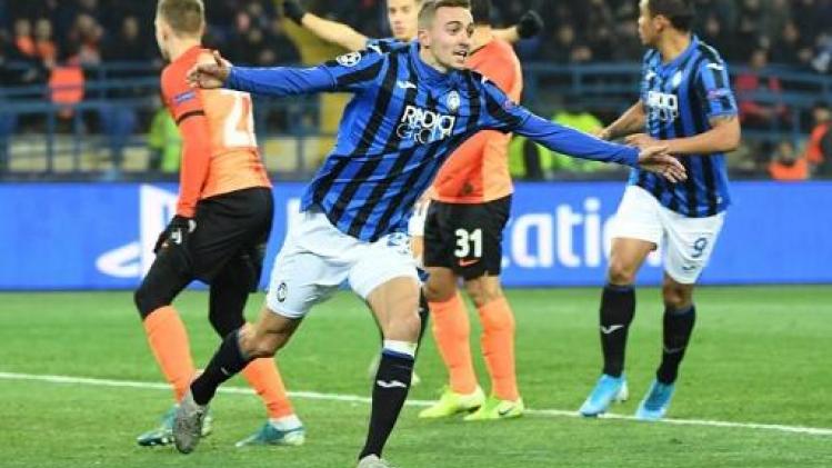 Castagne trapt debutant Atalanta naar achtste finales Champions League