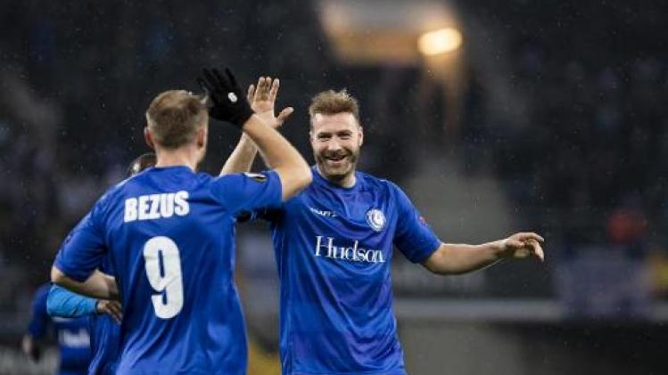 Europa League - Gent rijft groepswinst binnen na erg moeizame zege tegen Oleksandriya