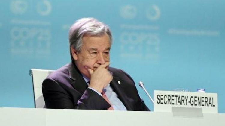 COP25: VN-baas Guterres "ontgoocheld" over het resultaat