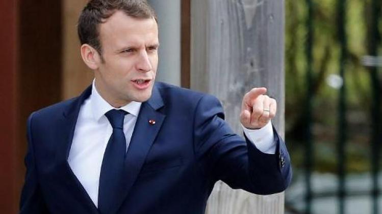 Vertrouwen in Franse president Macron buigt om in een stijging