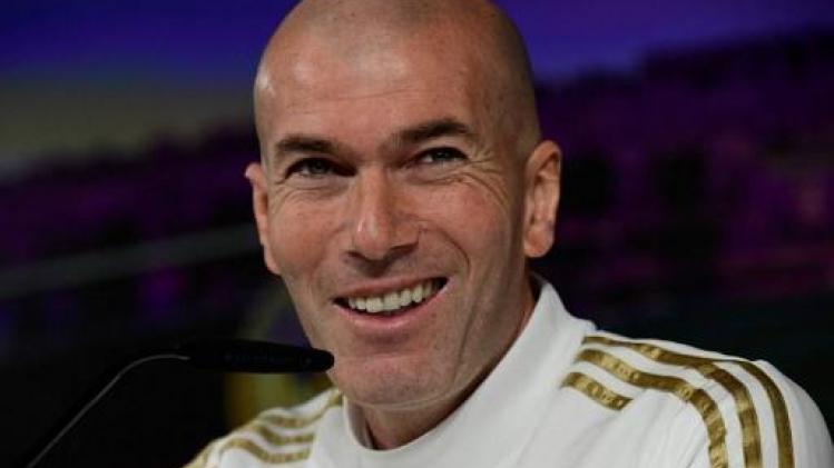 Zinédine Zidane over de Clasico: "Gewoon een voetbalwedstrijd"