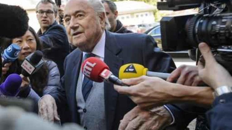 Ook Blatter bij TAS aangekomen