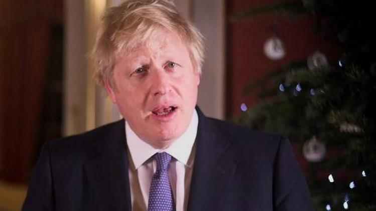 Boris Johnson roept Britten in kerstboodschap op om "niet te veel ruzie te maken"