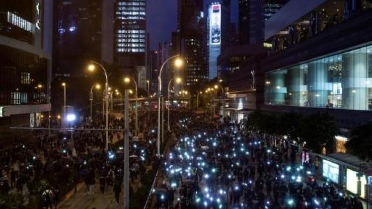 Onrust Hongkong - Ongeveer 400 mensen opgepakt bij eerste betoging van 2020 voor democratie in Hongkong