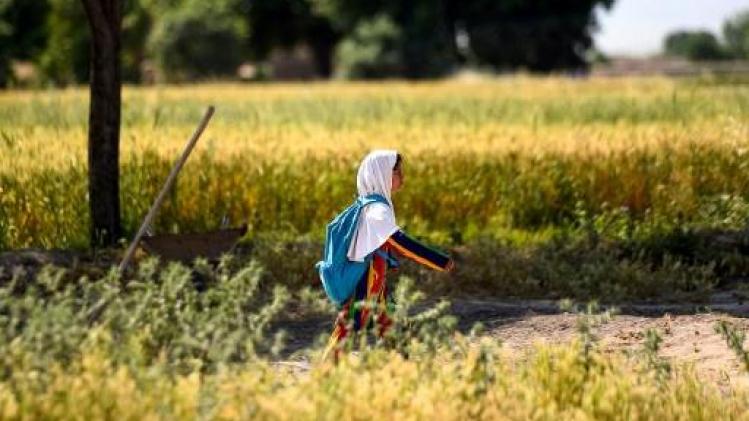 Afghanistan roemt man die met dochters twaalf kilometer naar school stapte