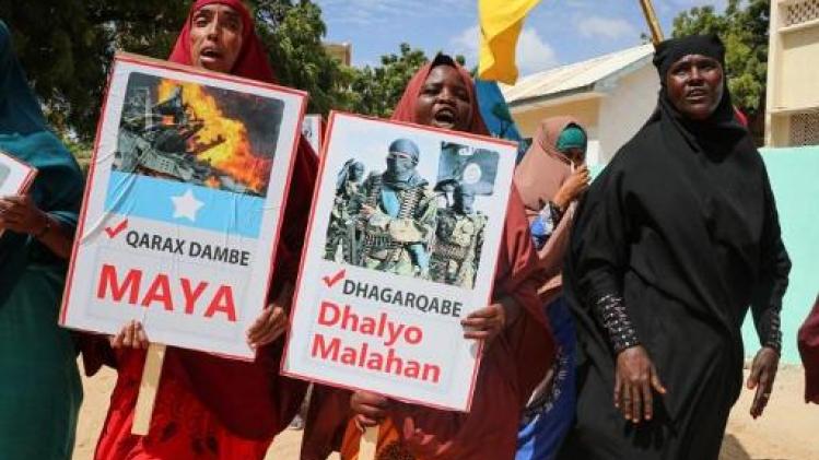 Duizenden betogen in Somalische hoofdstad na bloedige aanslag