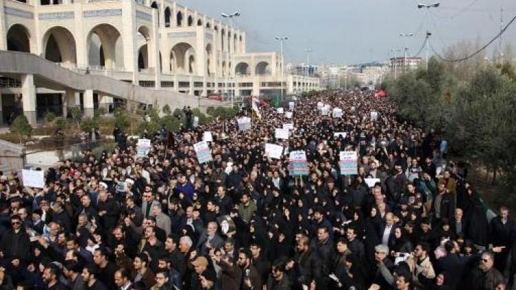 Manifestaties en dreigementen tegen VS in Iran