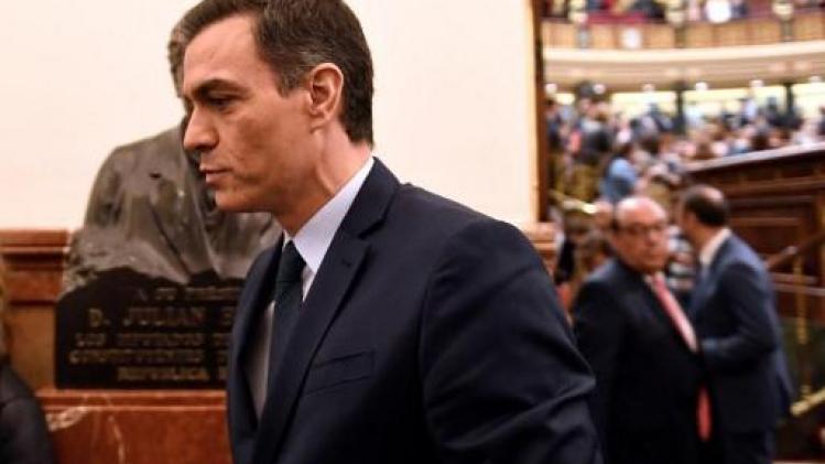 Pedro Sánchez verliest eerste vertrouwensstemming