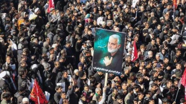 Grote opkomst voor begrafenis Soleimani in geboortestad Kerman