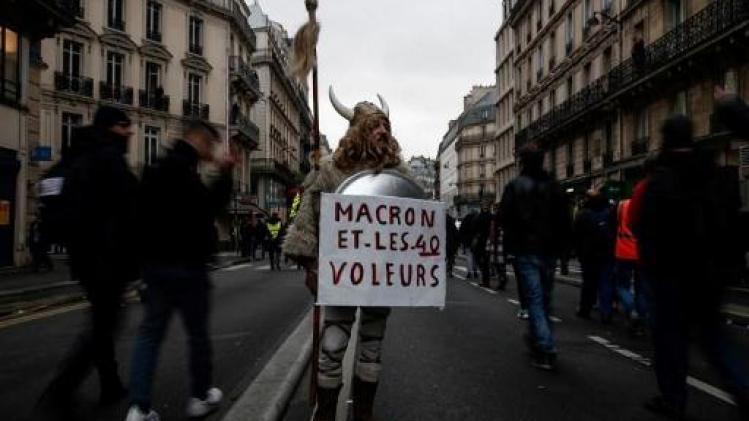 Opnieuw honderdduizenden mensen op straat in Frankrijk tegen pensioenhervorming