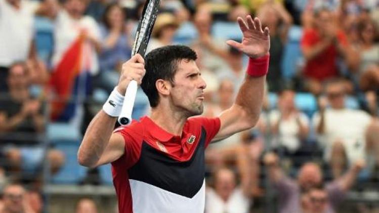 Djokovic bezorgt Servië ticket voor halve finales op ATP Cup