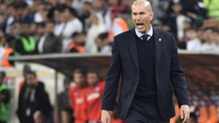 Zidane na gewonnen Supercup: "Felicitaties aan alle spelers