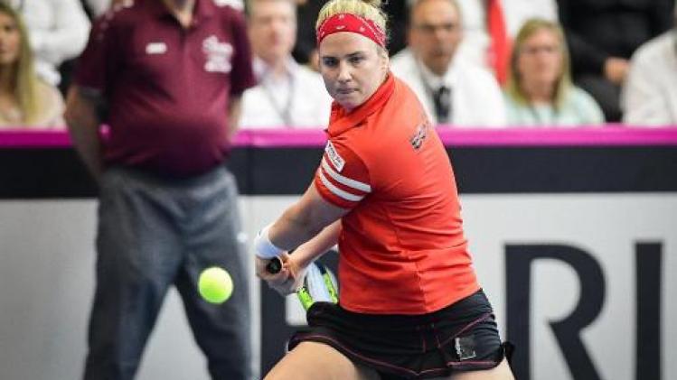 Australian Open - Ysaline Bonaventure plaatst zich voor tweede kwalificatieronde