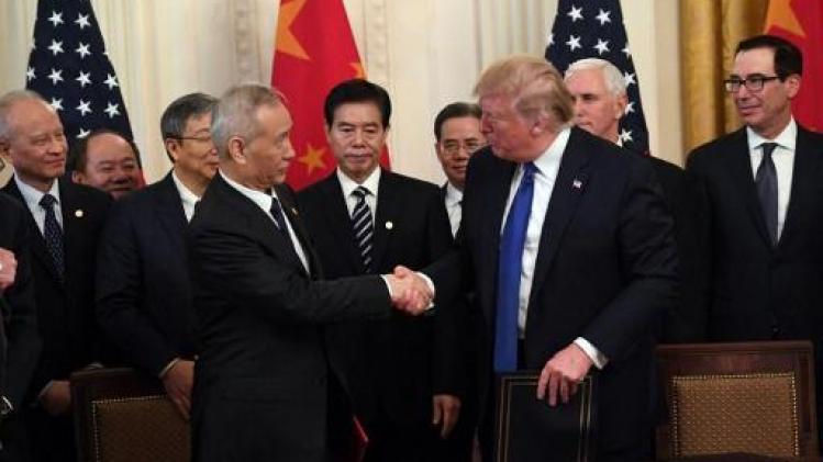 VS en China ondertekenen gedeeltelijke handelsdeal