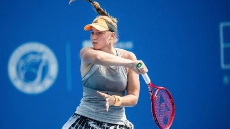WTA Hobart - Rybakina pakt in Hobart eerste titel