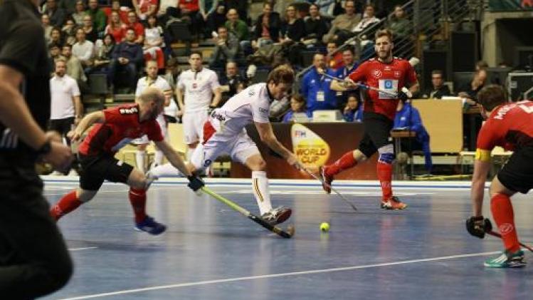 EK hockey indoor (m) - Belgen winnen eerste klassementspartij van Oekraïne