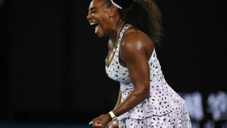 Serena Williams heeft ticket voor derde ronde beet