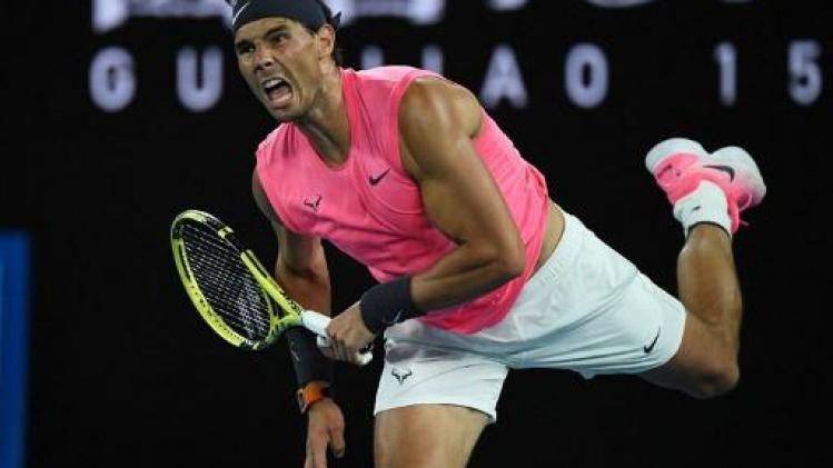 Rafael Nadal bereikt derde ronde van Australian Open