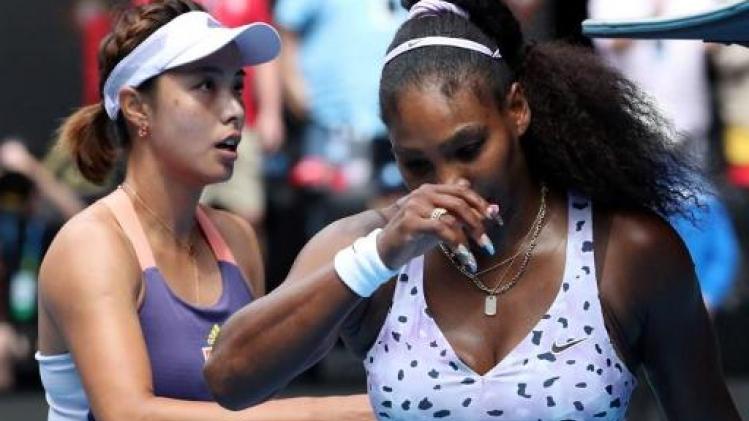 Australian Open - Serena Williams verliest van Chinese Wang