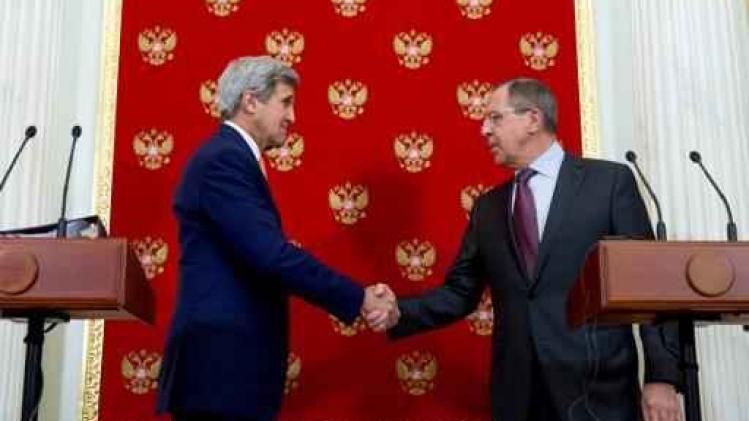 Kerry en Lavrov roepen op tot naleving bestand in Syrië