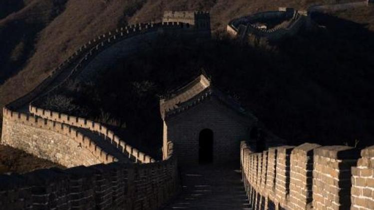 China sluit delen van Chinese Muur