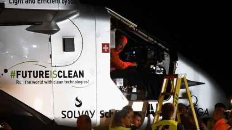 Zonnevliegtuig Solar Impulse in Phoenix geland