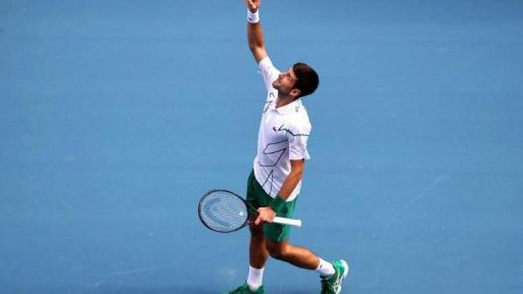Australian Open - Djokovic staat in de kwartfinales