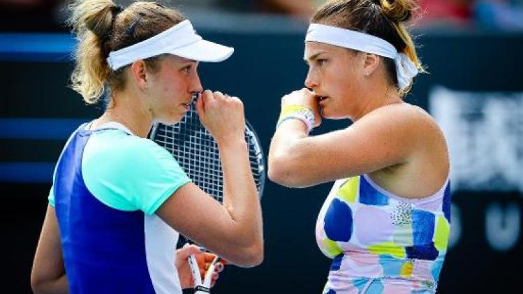 Australian Open - Elise Mertens en Aryna Sabalenka gaan er in kwartfinales uit