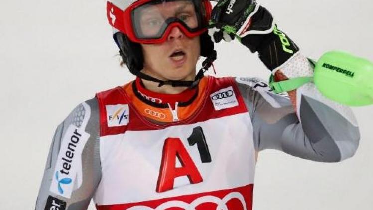 WB alpijnse ski - Henrik Kristoffersen vierde keer winnaar in Schladming