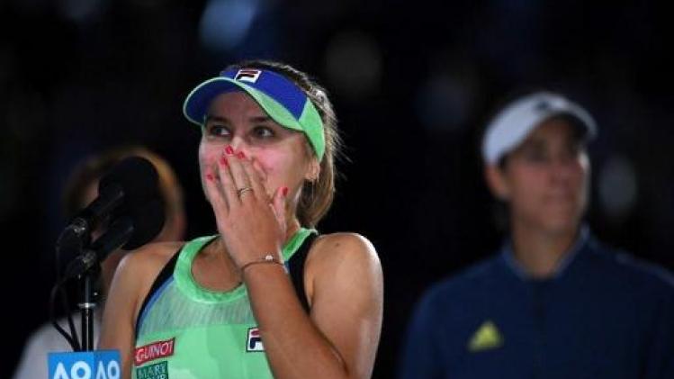 Sofia Kenin is dolgelukkig met eerste grandslamzege op Australian Open