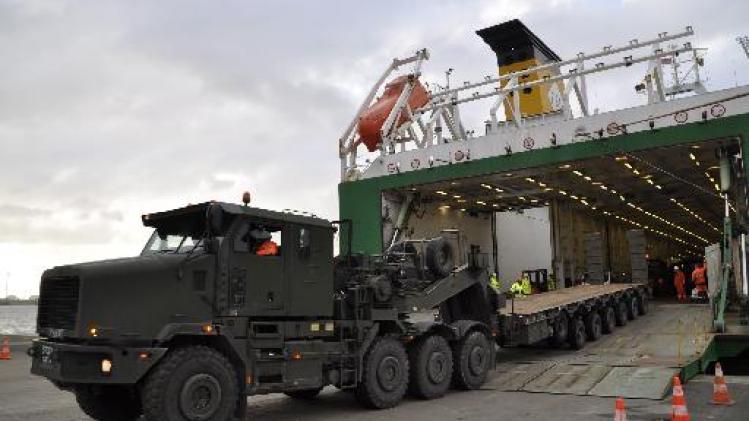 Grootschalige oefening Amerikaans leger van start in Antwerpse haven