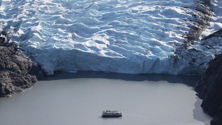 Scientists Study Ice Melt On The Wolverine Glacier In Alaska