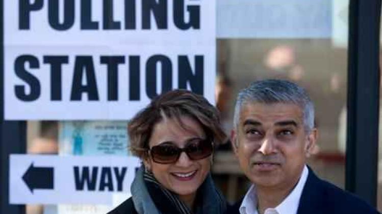 Sadiq Khan op weg naar verkiezingszege in Londen