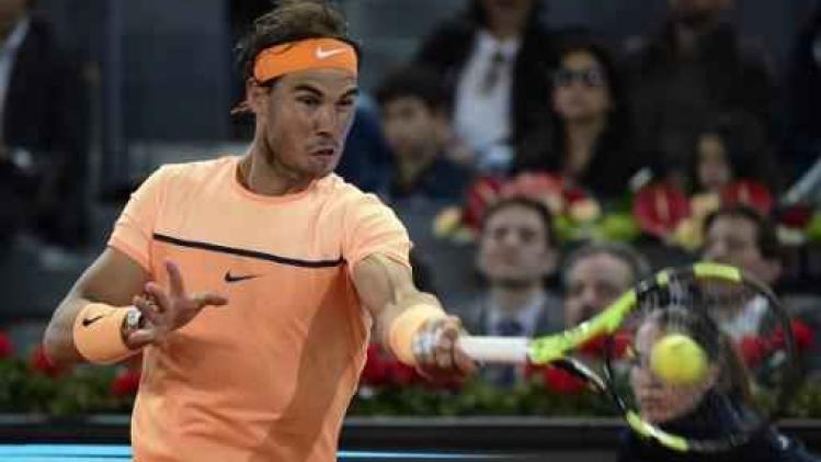 Nadal blijft op koers voor vijfde titel in Spaanse hoofdstad