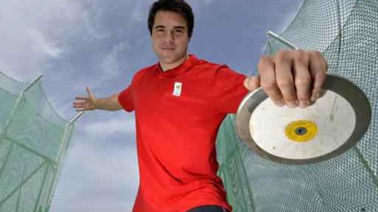 Discuswerper Philip Milanov wordt met Belgisch record tweede in Doha