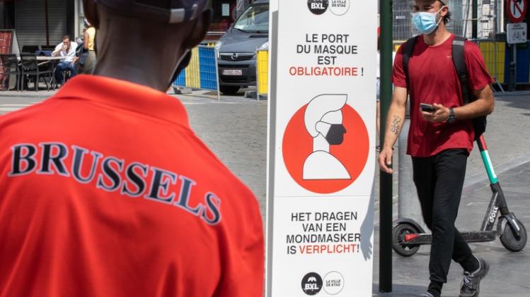 Mondmasker verplicht voor iedereen in Brussels Hoofdstedelijk Gewest