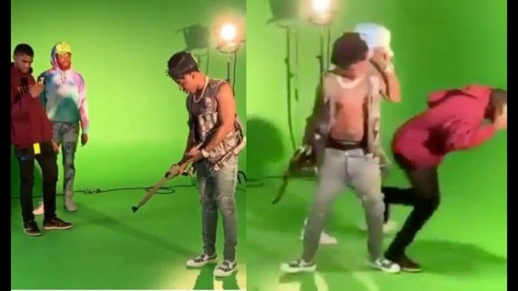 Amerikaanse rapper vuurt per ongeluk kogel af tijdens clipopname (video)