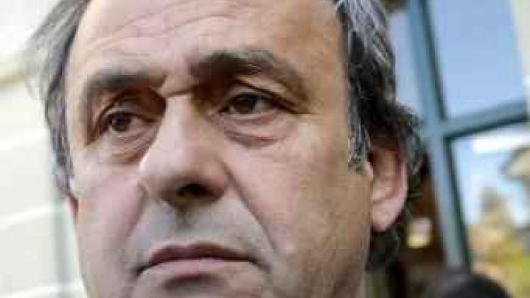 Platini blijft voor vier jaar geschorst