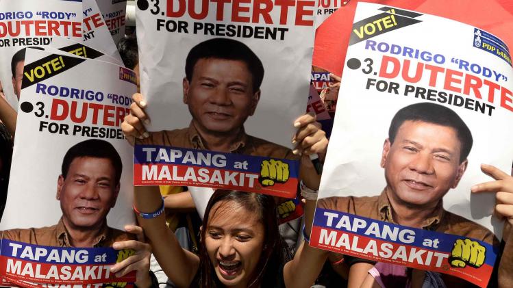 PHILIPPINES-POLITICS-VOTE-DUTERTE