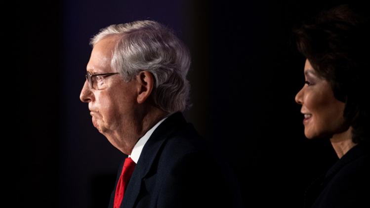 Sen. Mitch McConnell Holds Election Night Event In Louisville