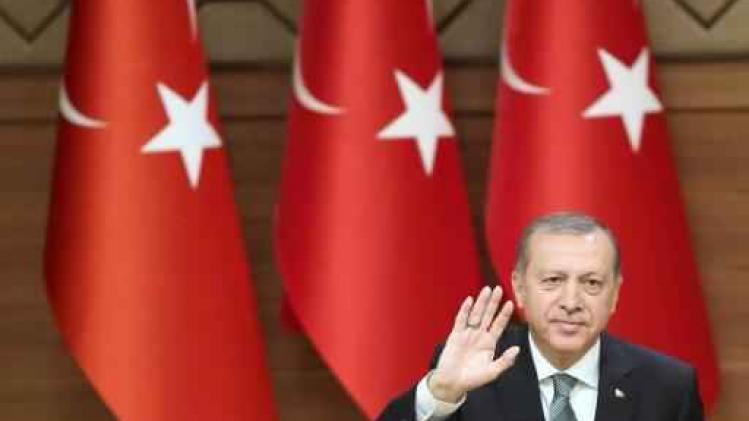 Erdogan beticht Europa ervan trainingskampen van terroristen te dulden