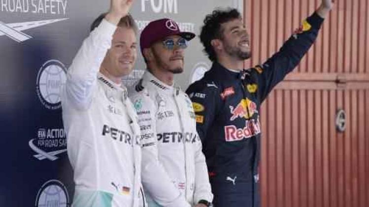 Rosberg en Hamilton schakelen elkaar uit in eerste ronde GP F1 Spanje