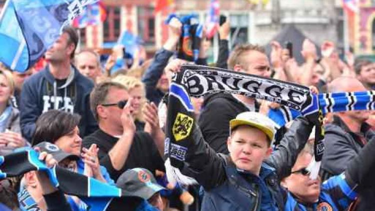 Club Brugge Kampioen - Brugge ontvangt Club als helden op Markt
