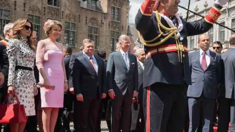 Jordaanse koning Abdullah II in Brugge