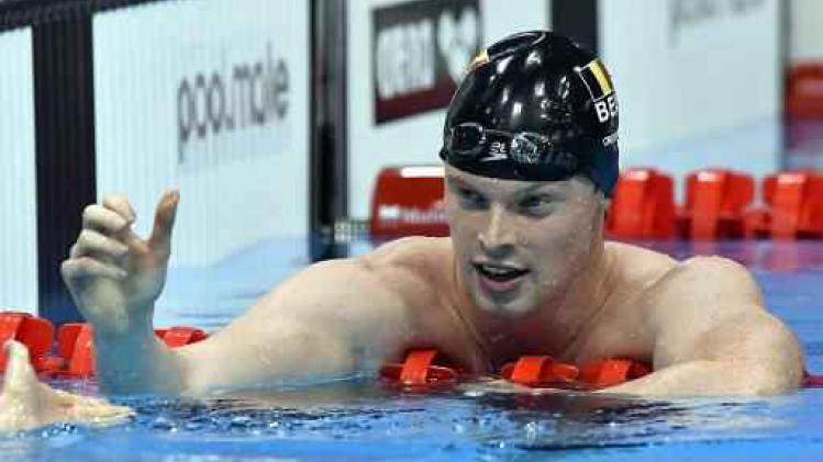 EK zwemmen - Louis Croenen grijpt naast podium wegens darmproblemen