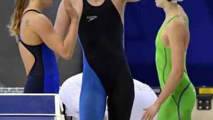 EK zwemmen - Belgische vrouwen eindigen met BR op zevende plaats in finale 4x100m wisselslag