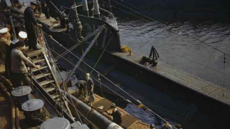 On_Board_the_Submarine_Depot_Ship_HMS_Forth,_Holy_Loch,_Scotland,_1942_TR526 1