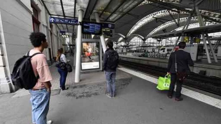 Drie à vier treinen op de tien rijden in Vlaanderen